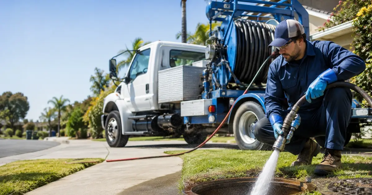 Hydro jet sewer cleaning Winnetka