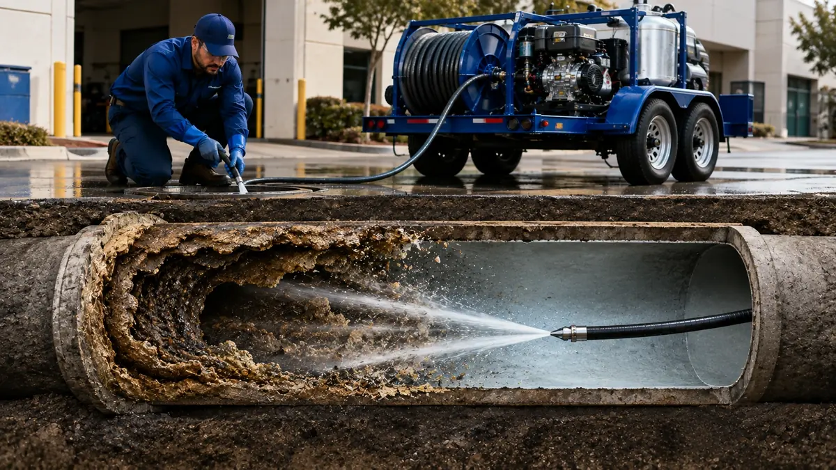 Sewer Pipe Descaling in Winnetka